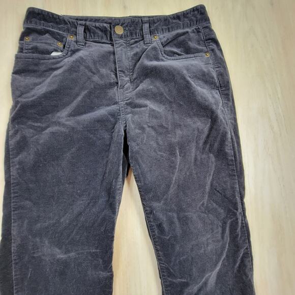 Vineyard Vines Velvet Corduroy High Rise Skinny Slim Fit Casual Trouser Pants 2 - Picture 2 of 11